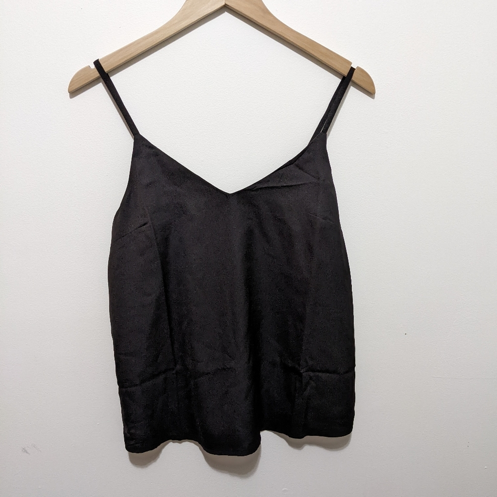 ASOS Design Black Cami US Size 4 V Neck